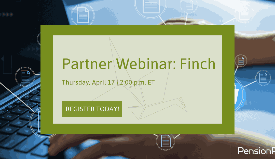 PensionPro Partner Webinar: Finch
