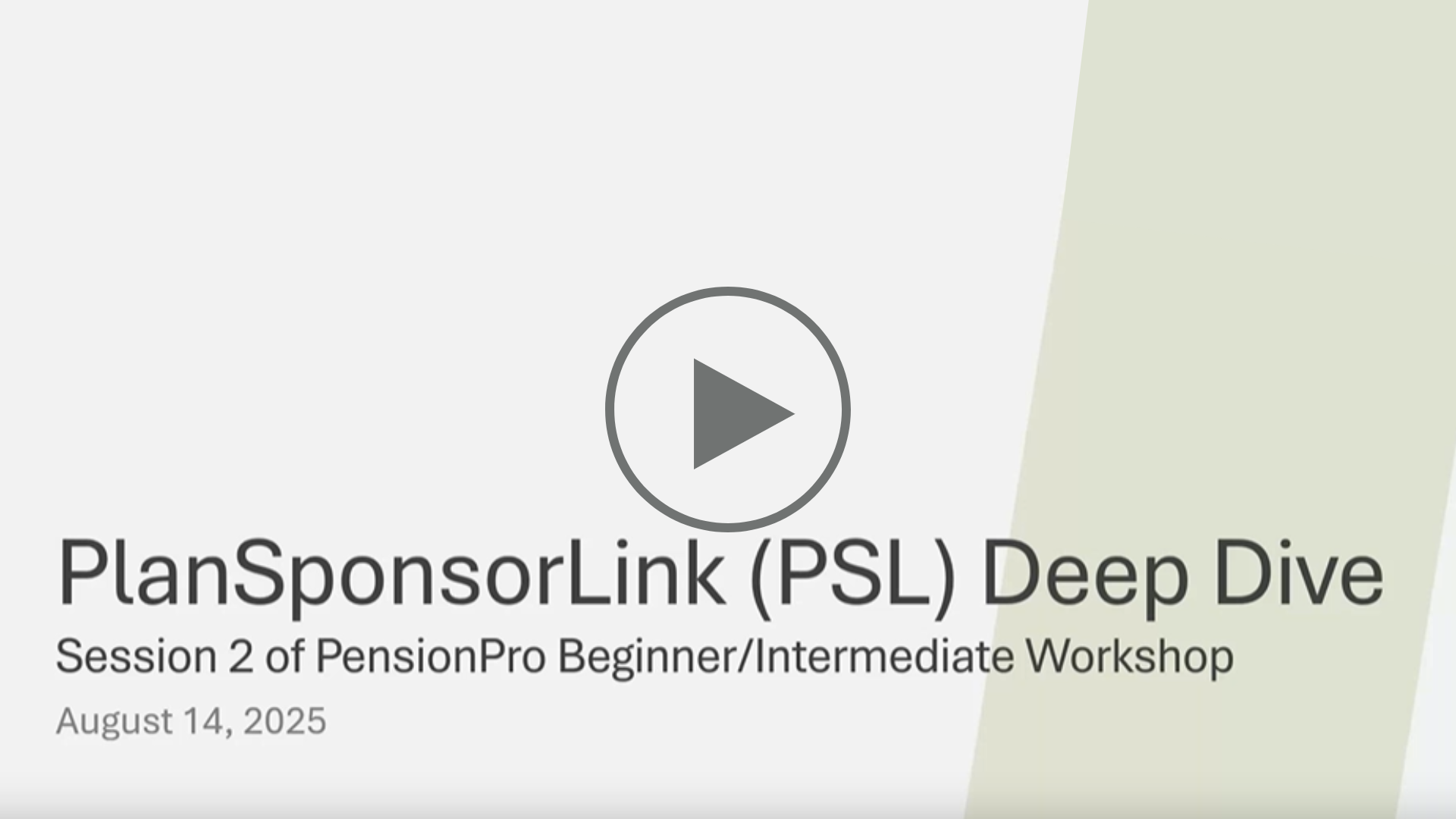 PlanSponsorLink Deep Dive