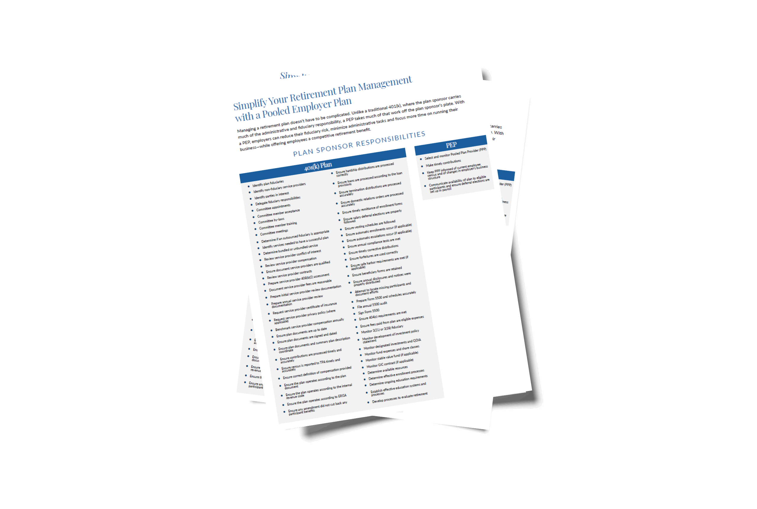 Sponsor Responsibility Mockup