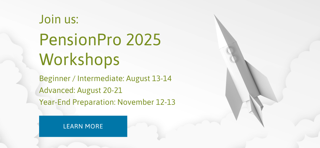 PensionPro Workshops